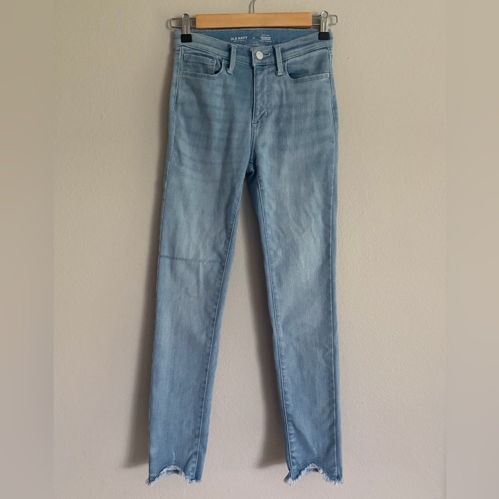 Old Navy High Rise Rockstar Light Blue Kids Jeggings